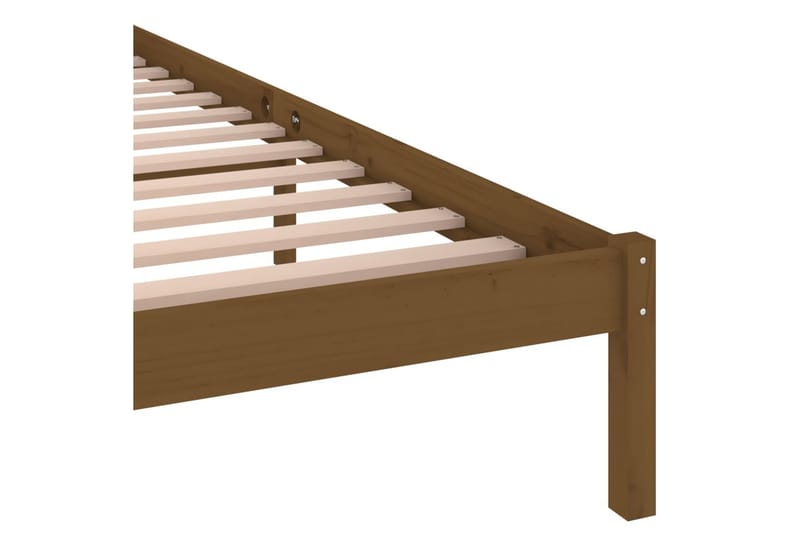 Dagseng heltre furu 200x200 cm honningbrun - Brun - Møbler - Sofaer - Dagsenger