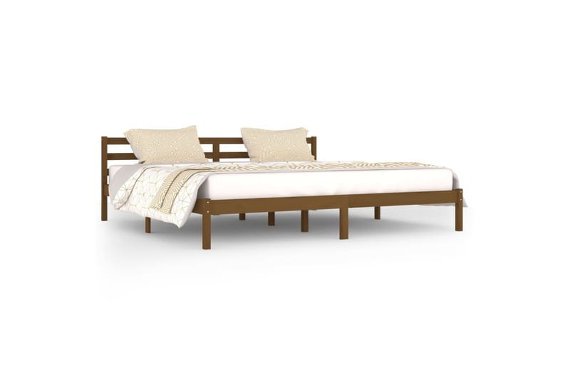Dagseng heltre furu 200x200 cm honningbrun - Brun - Møbler - Sofaer - Dagsenger