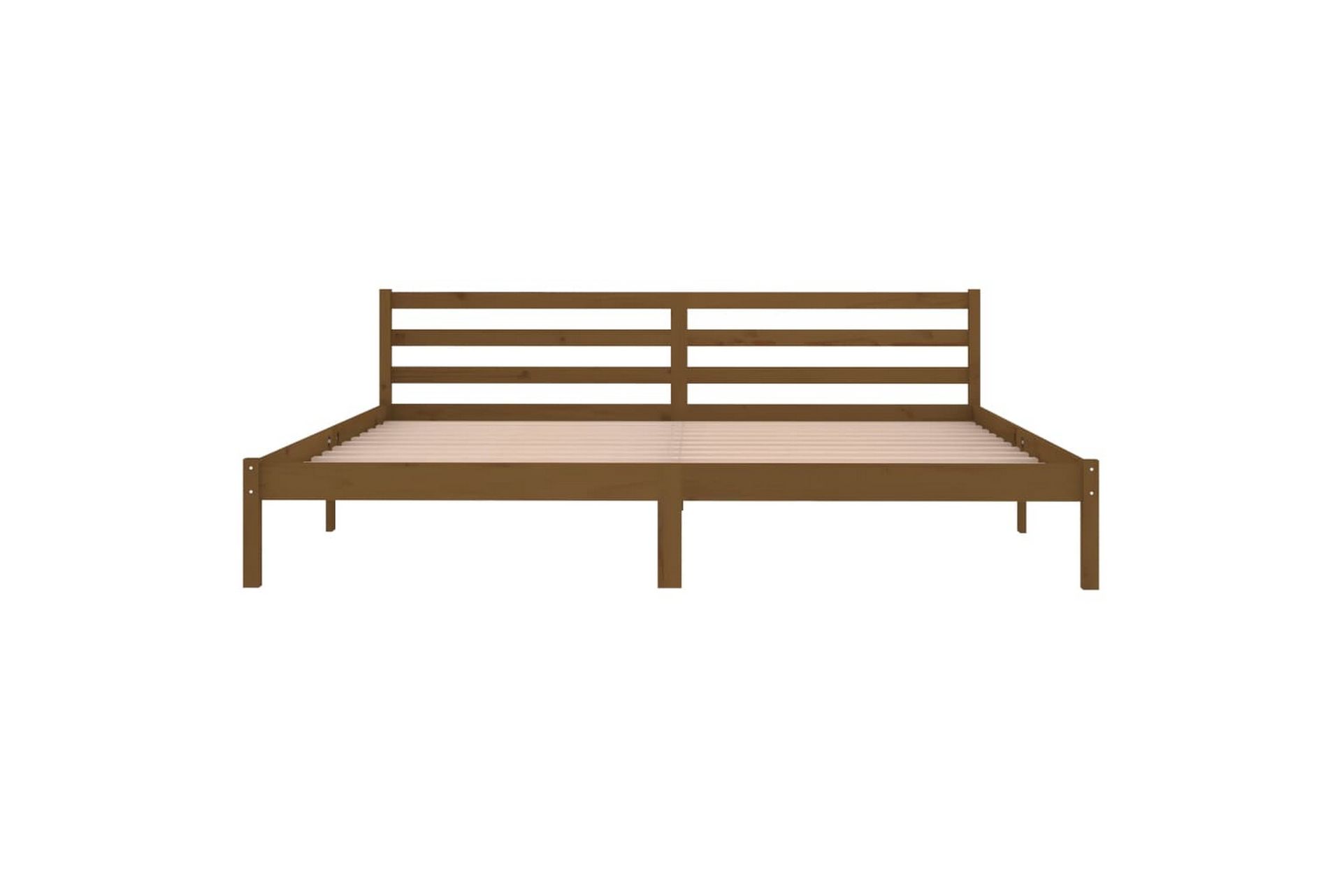 Dagseng heltre furu 200x200 cm honningbrun - Brun - Møbler - Sofaer - Dagsenger