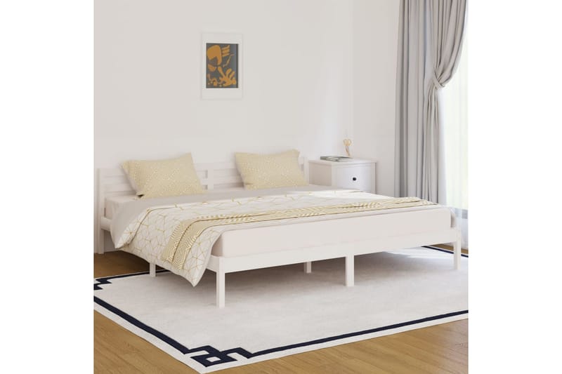 Dagseng heltre furu 200x200 cm hvit - Hvit - Møbler - Sofaer - Dagsenger