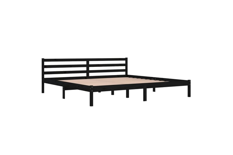 Dagseng heltre furu 200x200 cm svart - Svart - Møbler - Sofaer - Dagsenger