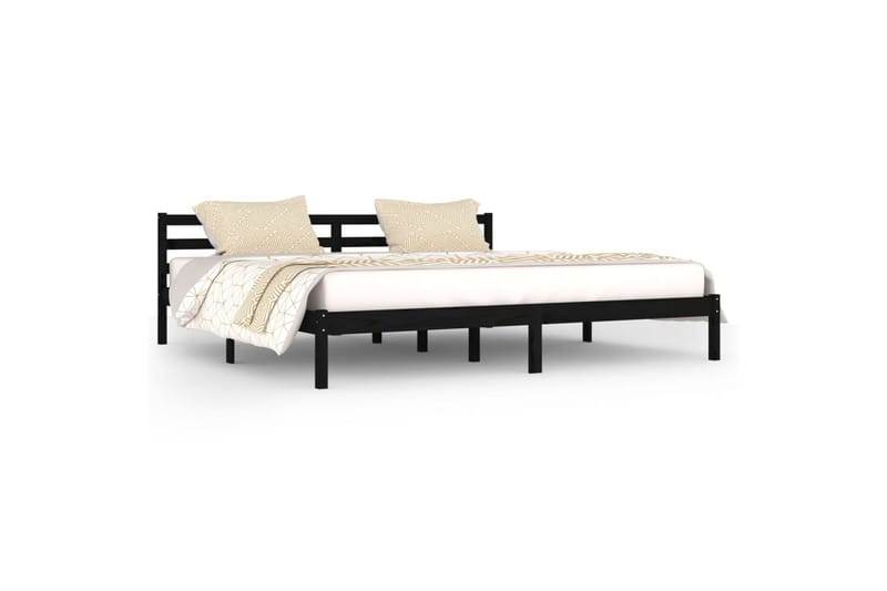 Dagseng heltre furu 200x200 cm svart - Svart - Møbler - Sofaer - Dagsenger