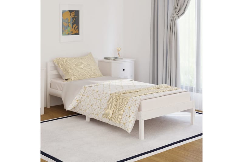 Dagseng heltre furu 90x200 cm hvit - Hvit - Møbler - Sofaer - Dagsenger