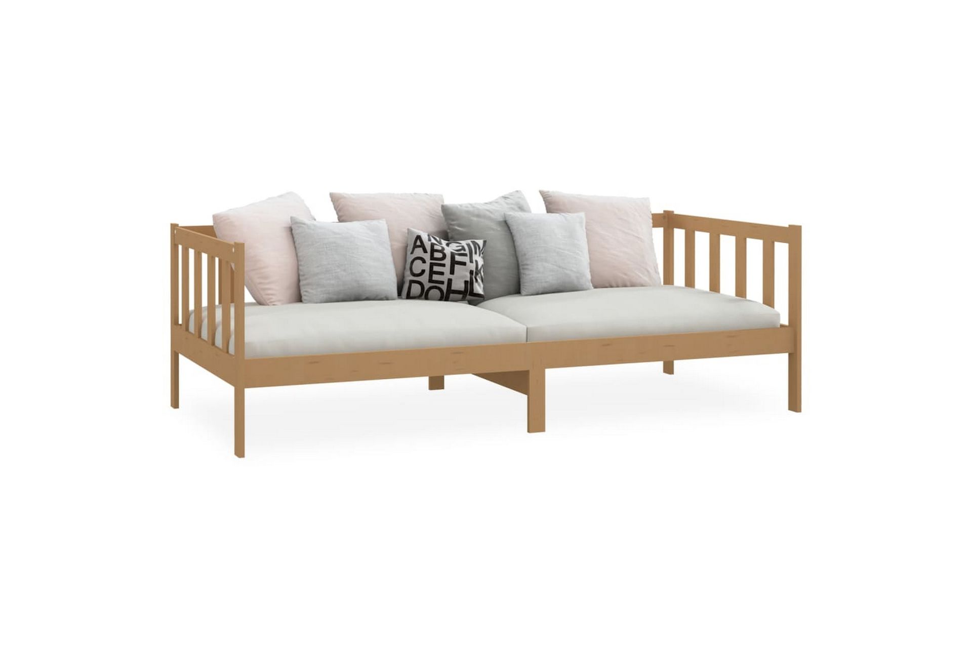Dagseng honningbrun heltre furu 90x200 cm - Brun - Møbler - Sofaer - Dagsenger