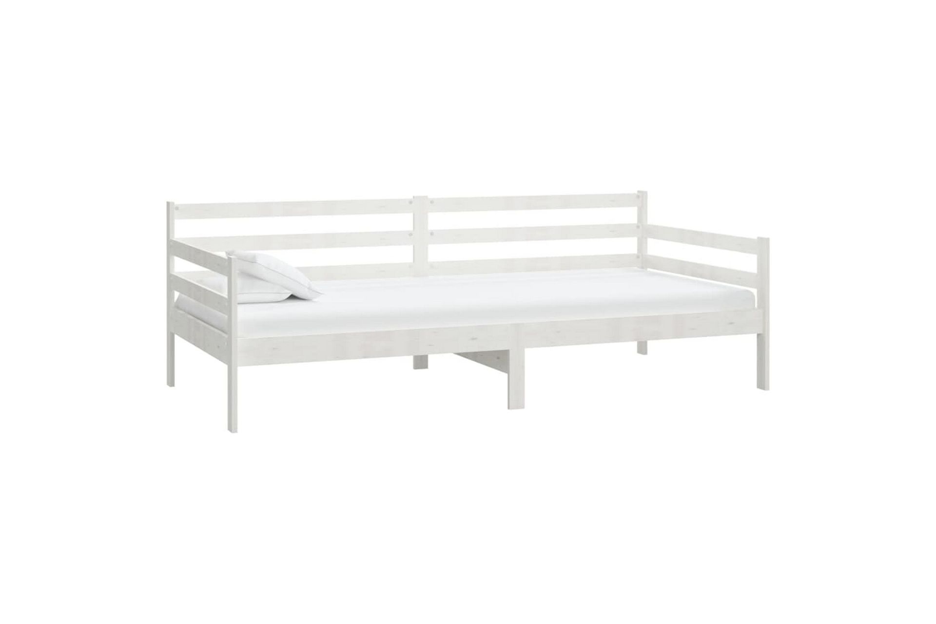 Dagseng hvit heltre furu 90x200 cm - Hvit - Møbler - Sofaer - Dagsenger