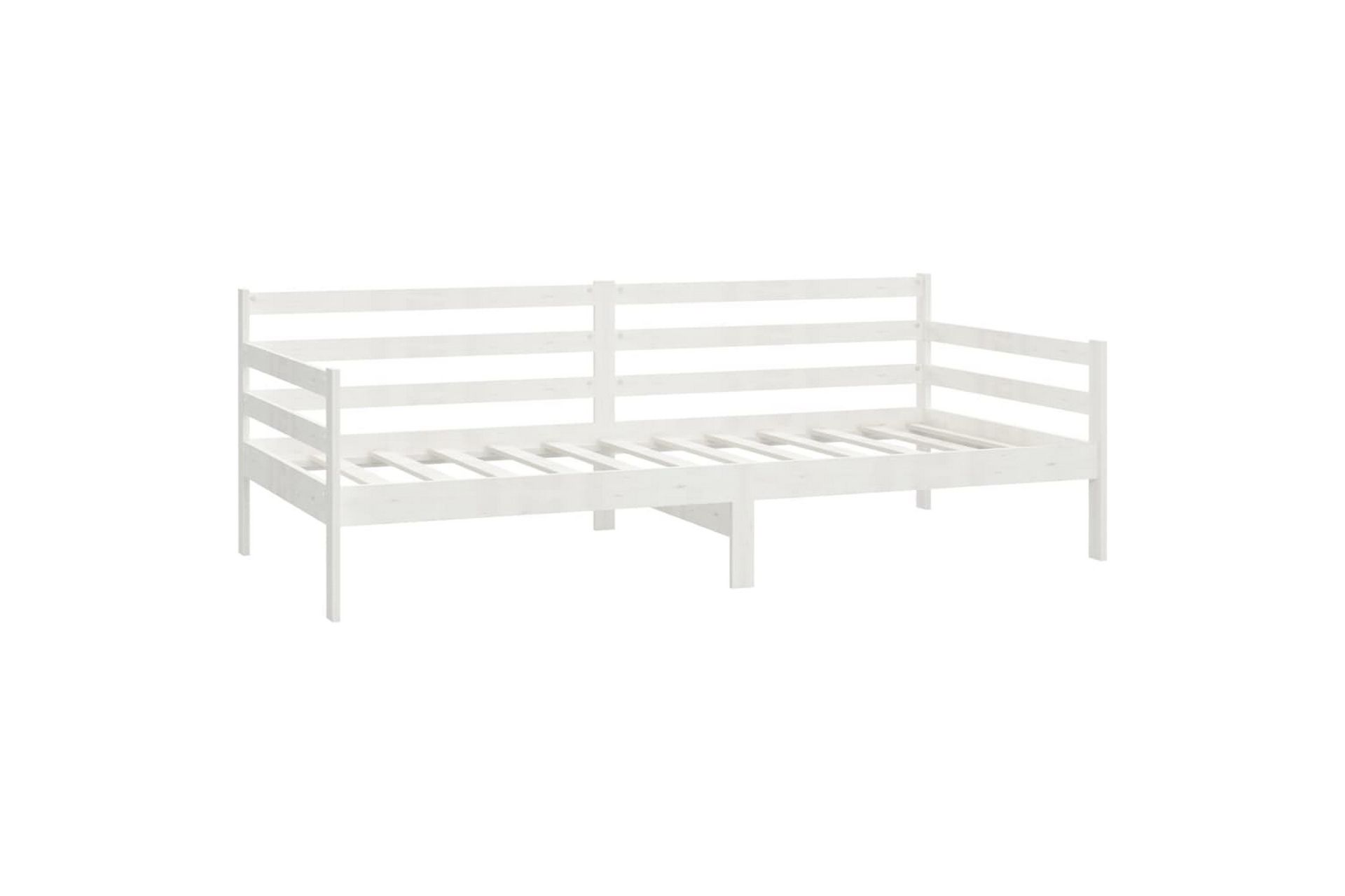 Dagseng hvit heltre furu 90x200 cm - Hvit - Møbler - Sofaer - Dagsenger