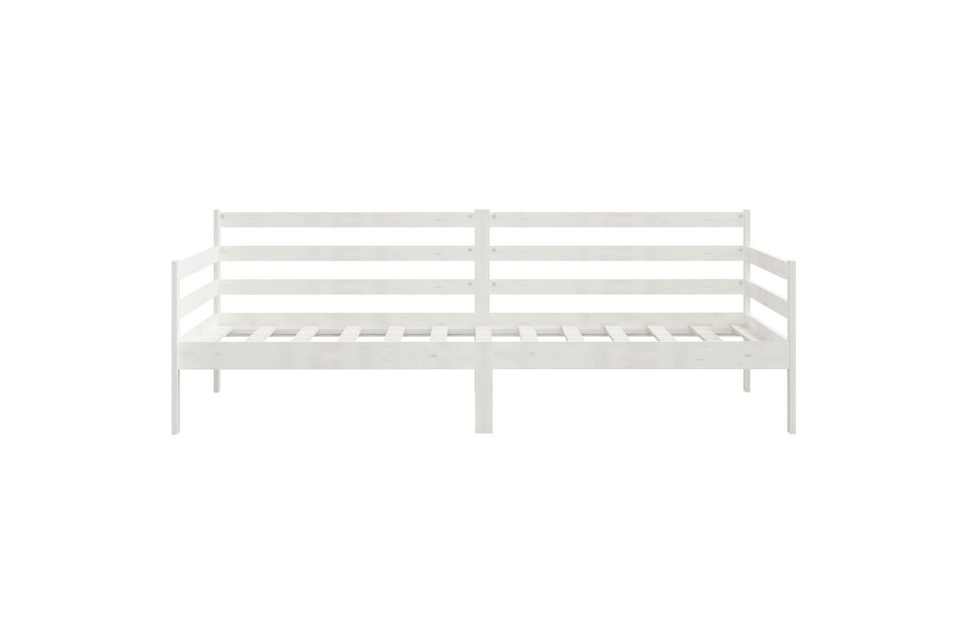 Dagseng hvit heltre furu 90x200 cm - Hvit - Møbler - Sofaer - Dagsenger