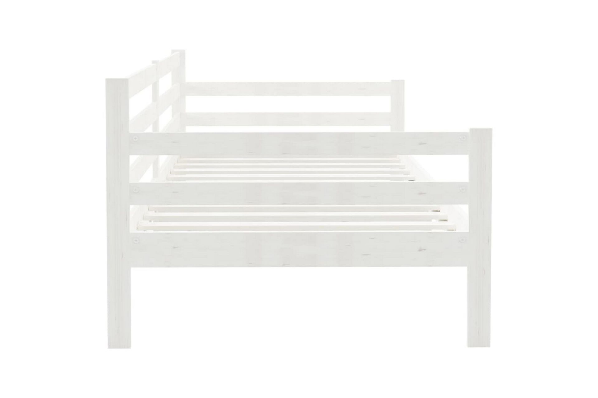 Dagseng hvit heltre furu 90x200 cm - Hvit - Møbler - Sofaer - Dagsenger