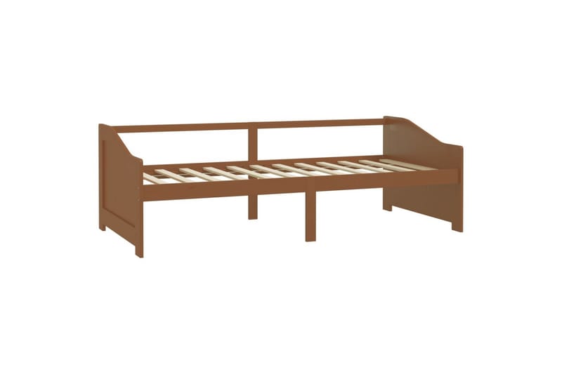 Sengeramme 3 seter heltre furu 90x200 cm honningbrun - Brun - Møbler - Sofaer - Dagsenger
