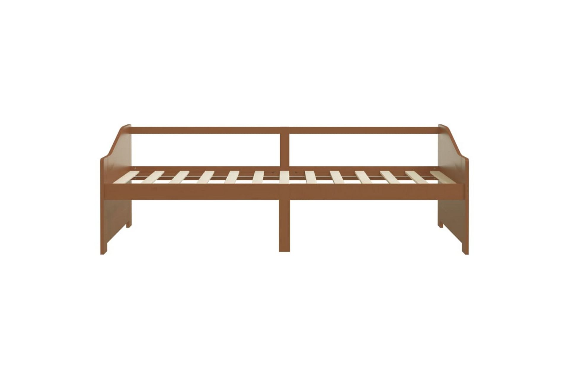 Sengeramme 3 seter heltre furu 90x200 cm honningbrun - Brun - Møbler - Sofaer - Dagsenger