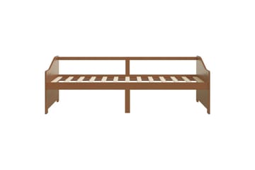 Sengeramme 3 seter heltre furu 90x200 cm honningbrun - Brun - Møbler - Sofaer - Dagsenger