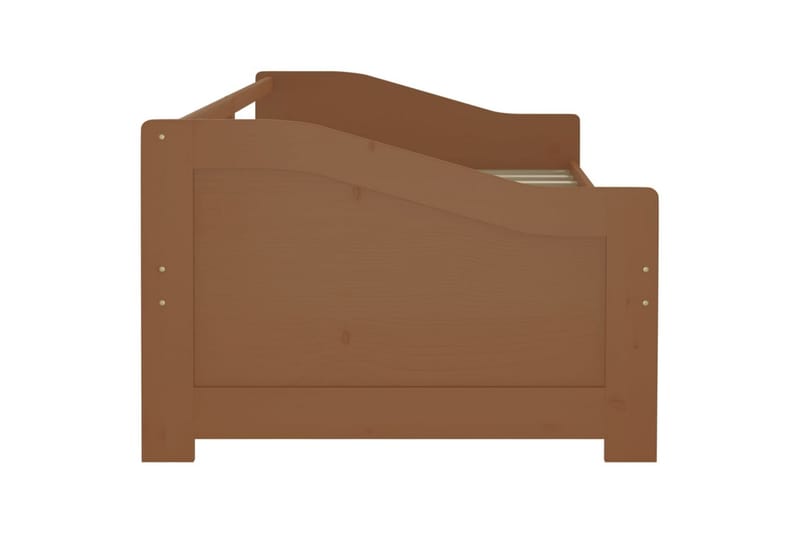 Sengeramme 3 seter heltre furu 90x200 cm honningbrun - Brun - Møbler - Sofaer - Dagsenger