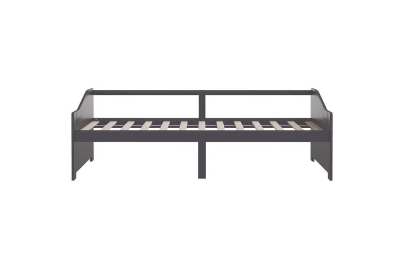 Sengeramme 3 seter heltre furu 90x200 cm mørkegrå - Grå - Møbler - Sofaer - Dagsenger