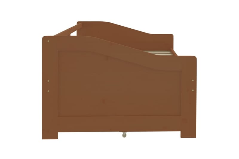 Sengeramme 3 seter med skuffer heltre furu 90x200 cm honning - Brun - Møbler - Sofaer - Dagsenger