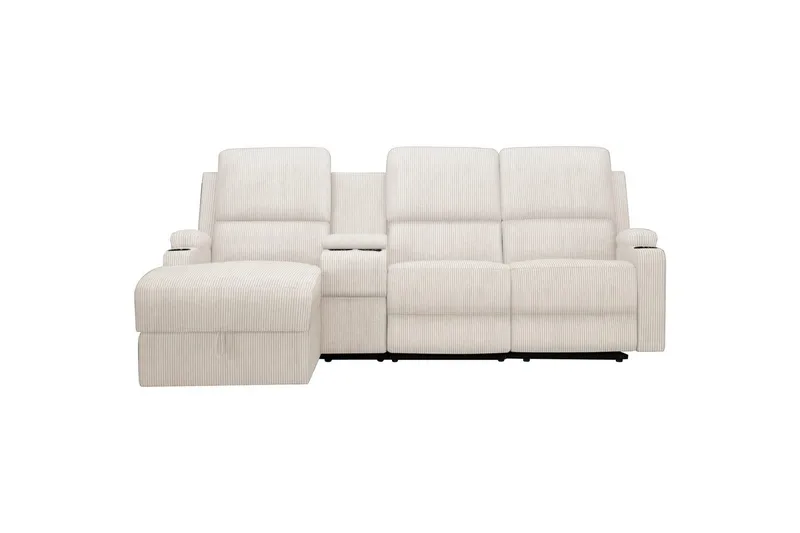 Dallas Reclinersofa 3-seter, Hvit