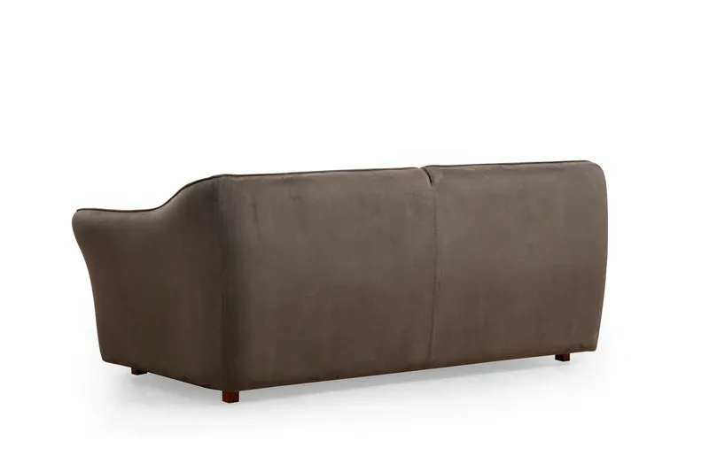 Damor 5-seter L-formet Buet Sofa i Fløyel - Brun - Møbler - Sofaer