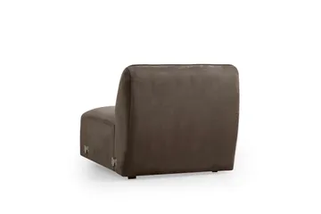Damor 5-seter L-formet Buet Sofa i Fløyel - Brun - Møbler - Sofaer