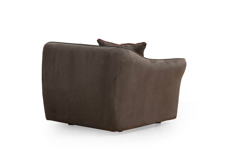 Damor 5-seter L-formet Buet Sofa i Fløyel - Brun - Møbler - Sofaer