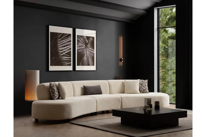 Dariya Sofa 5-seter - Beige - Møbler - Sofaer