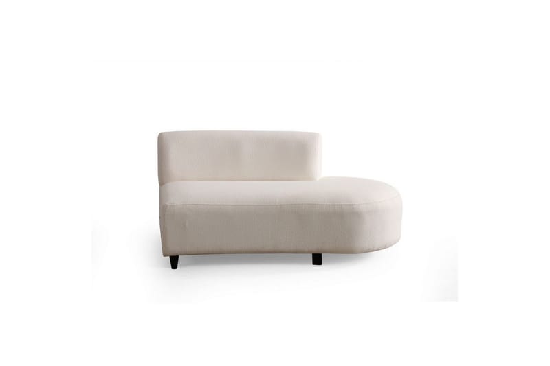 Dariya Svängd Sofa 3-sits - Krem - Møbler - Sofaer - Sofa 3 seter