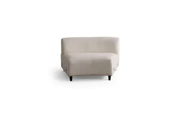 Dariya Svängd Sofa 4-sits - Krem - Møbler - Sofaer - 4 seter sofa