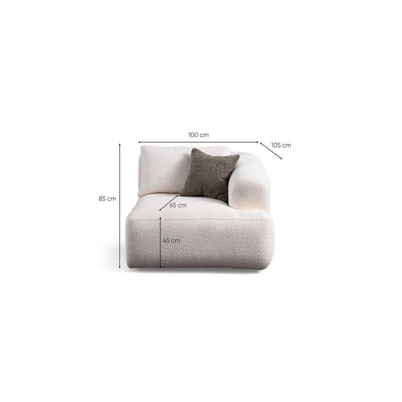 Dashwood 2-seters sofa - Hvit - Møbler - Sofaer - 2 seter sofa