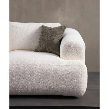 Dashwood 3-seters Hjørnesofa - Kremhvit - Møbler - Sofaer - Hjørnesofa