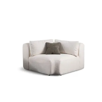 Dashwood 5-seters Hjørnesofa - Kremhvit - Møbler - Sofaer - Hjørnesofa