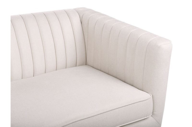 Daymian Sofa 3-seter - Beige/Mørkt tre - Møbler - Sofaer - Sofa 3 seter