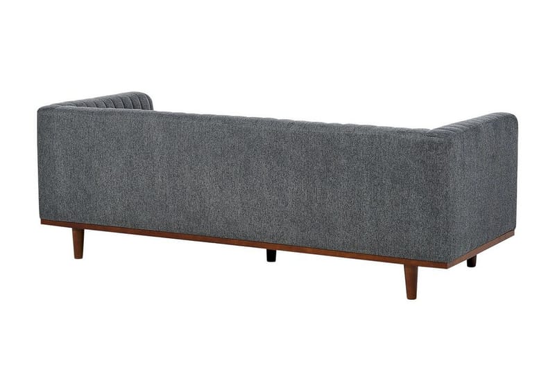 Daymian Sofa 3-seter - Grå/Mørkt tre - Møbler - Sofaer - Sofa 3 seter