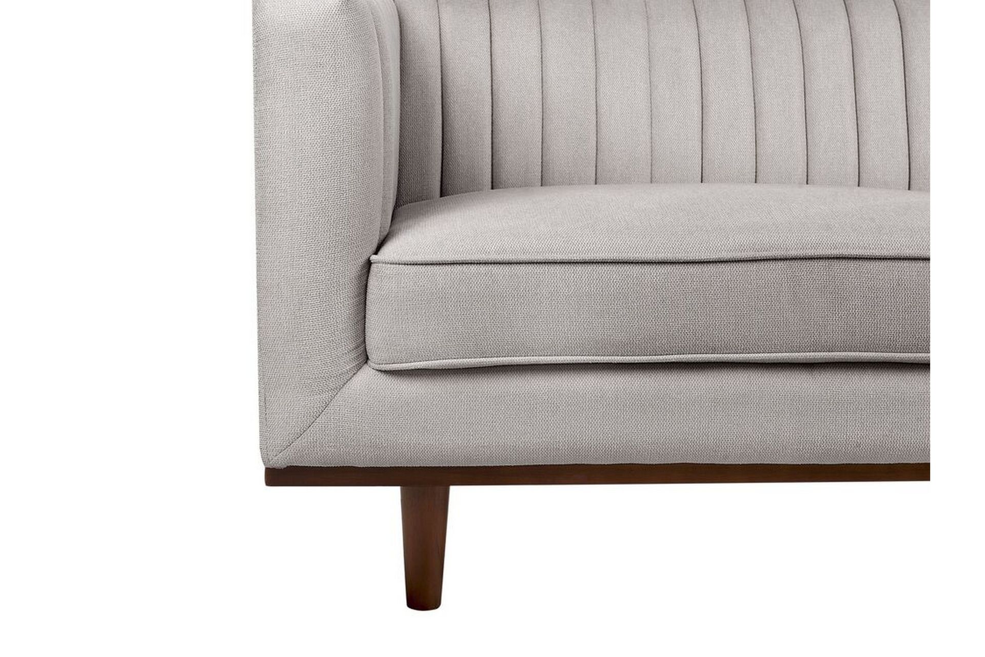 Daymian Sofa 3-seter - Grå/Mørkt tre - Møbler - Sofaer - Sofa 3 seter