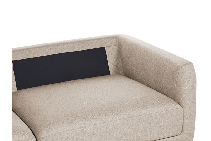 Delisha Sofa 3-seter - Beige/Svart - Møbler - Sofaer - Sofa 3 seter
