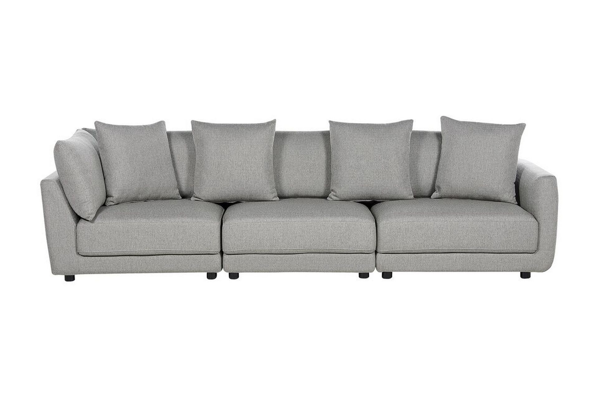 Delisha Sofa 3-seter - Grå/Svart - Møbler - Sofaer - Sofa 3 seter