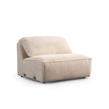 Derebasi 4-seters Hjørnesofa - Kremhvit - Møbler - Sofaer - Sofa med sjeselong