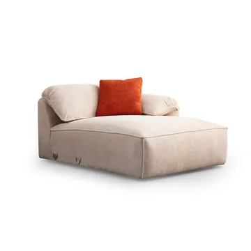 Derebasi 4-seters Hjørnesofa - Kremhvit - Møbler - Sofaer - Sofa med sjeselong