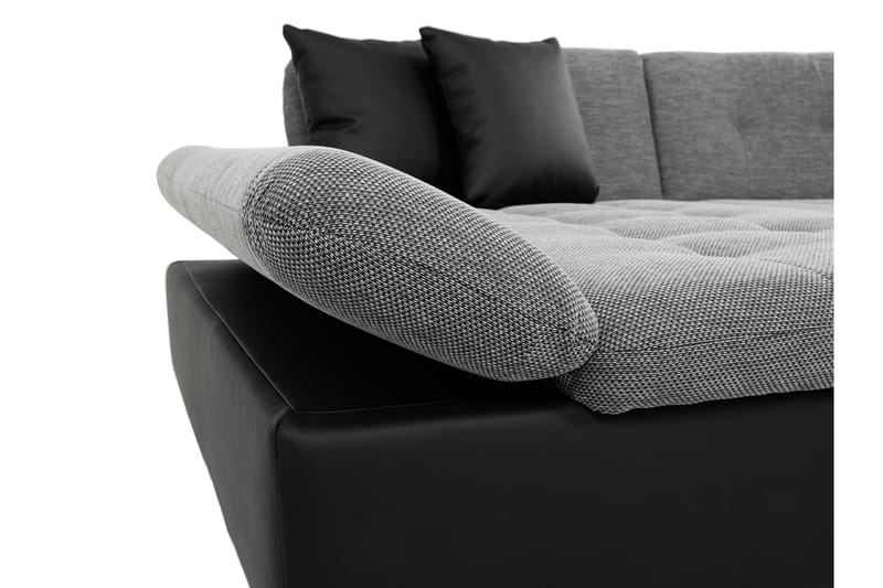 Dewitt Sovesofa med Dobbel Sjeselong 4-seter i Bouclé - Grønn - Møbler - Sofaer - Sovesofaer