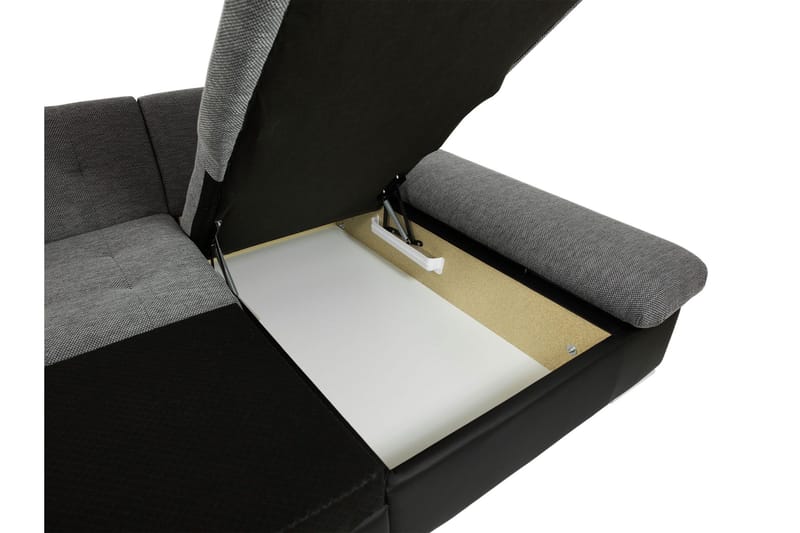 Dewitt Sovesofa med Dobbel Sjeselong 4-seter i Chenille - Grønn - Møbler - Sofaer - Sovesofaer