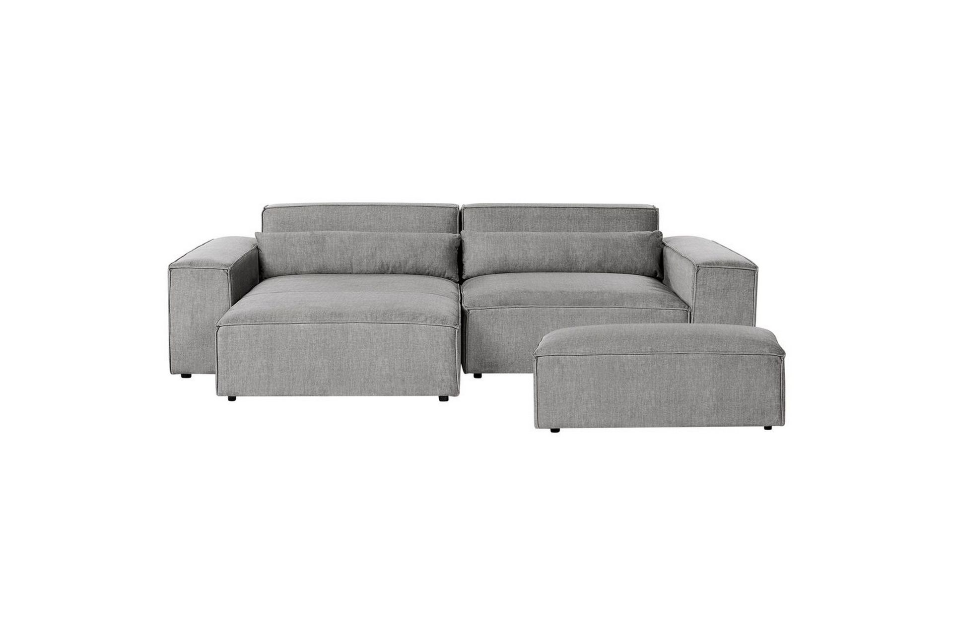 Divansoffa Grey Left-faced -