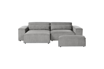 Divansoffa Grey Left-faced - Møbler - Sofaer - Sofa med sjeselong