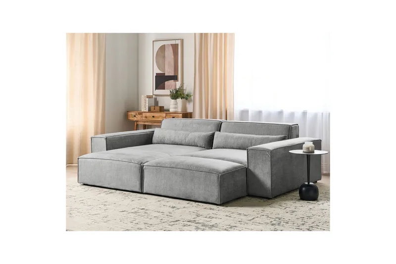Divansoffa Grey Left-faced - Møbler - Sofaer - Sofa med sjeselong