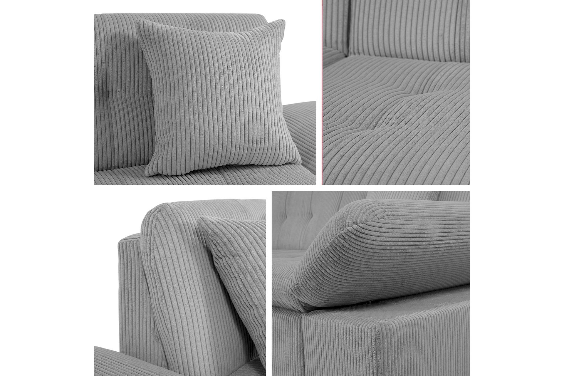 Djerra Sofa med Divan 3-seter - Brun - Møbler - Sofaer - Sofa med sjeselong