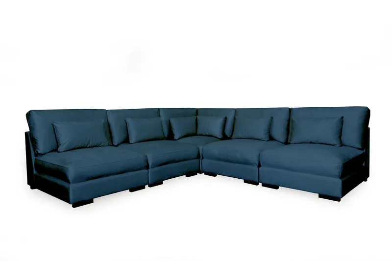 Dubai hjørnesofa ekstra dyp, Blå