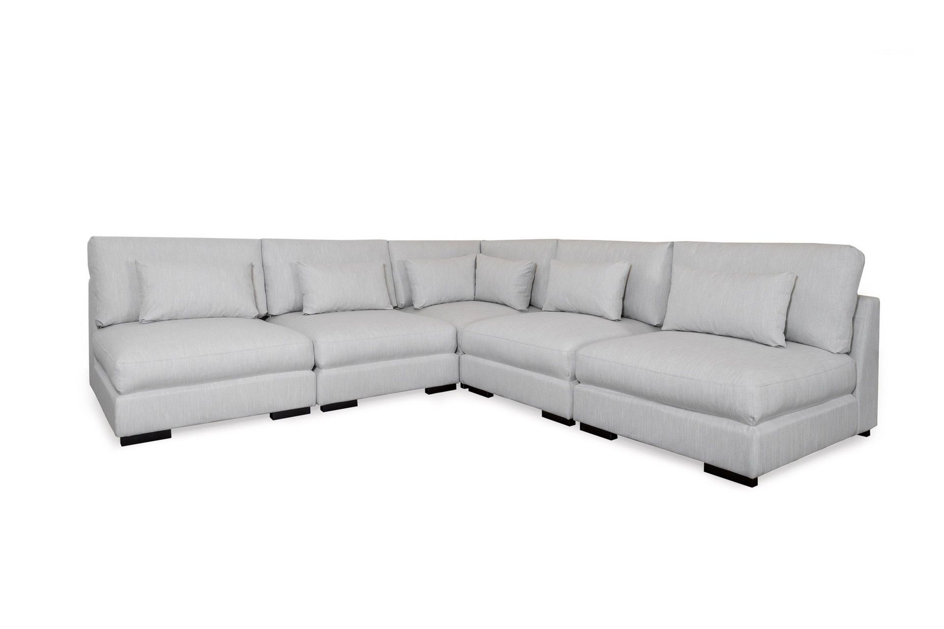 Dubai hjørnesofa ekstra dyp - Lysegrå