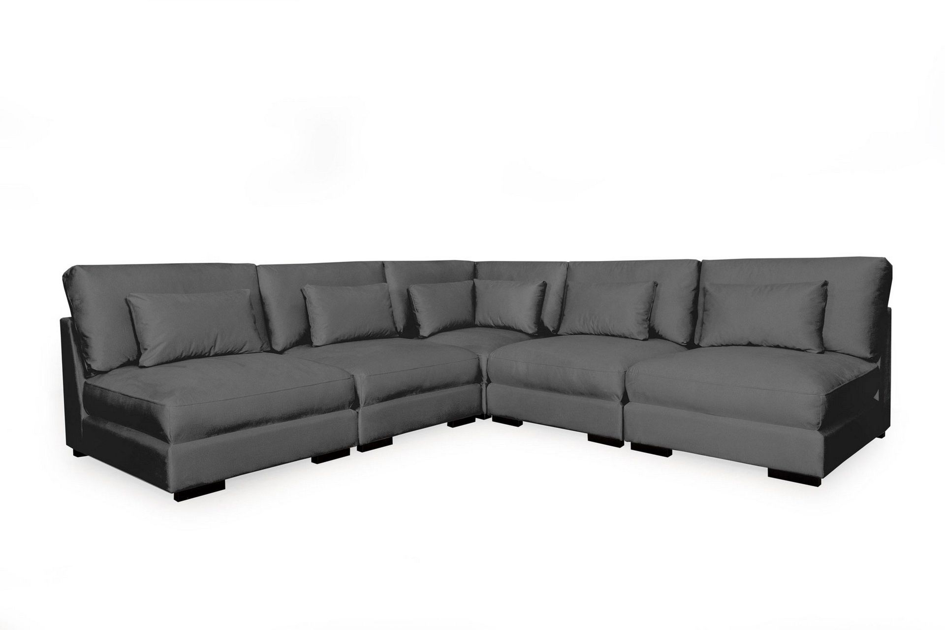 Dubai hjørnesofa ekstra dyp - Mørkegrå
