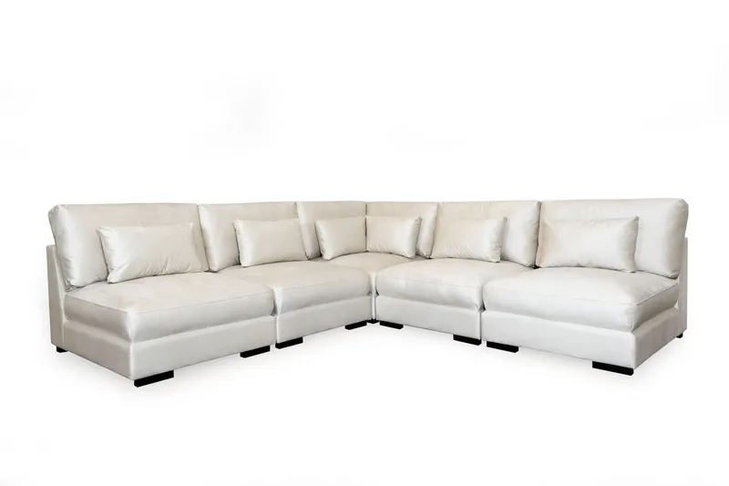 Dubai Hjørnesofa, Hvit