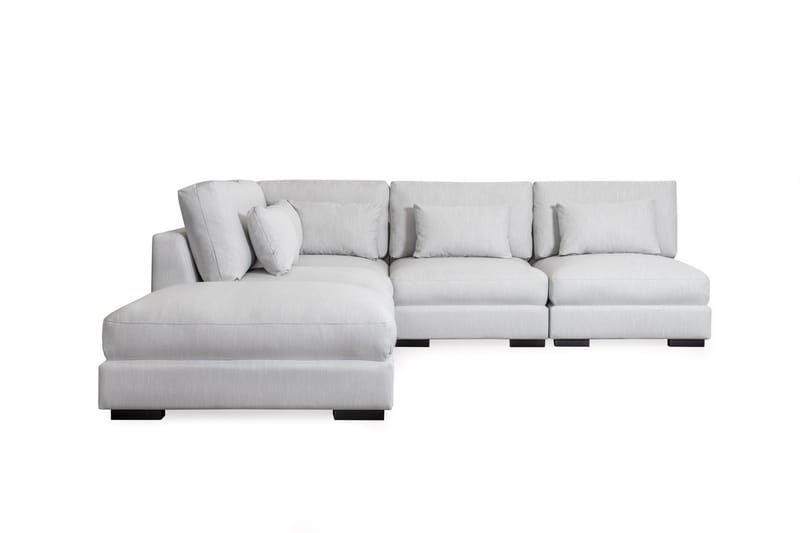Dubai Sjeselongsofa Høyre - Beige - Sofa med sjeselong - 4 seters sofa med divan