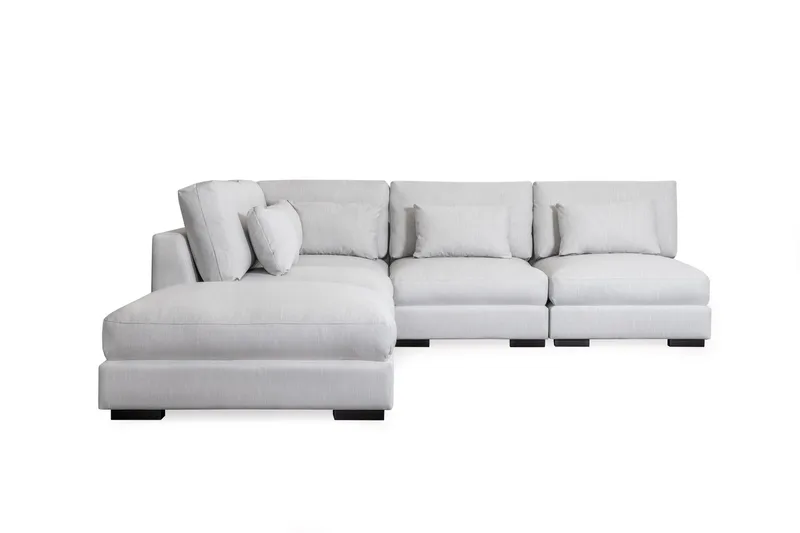 Dubai Sjeselongsofa Høyre, Beige