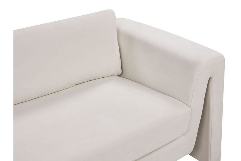 Durran Sofa 3-seter - Beige/Svart - Møbler - Sofaer - Fløyel sofaer