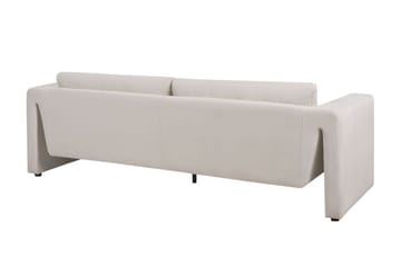 Durran Sofa 3-seter - Beige/Svart - Møbler - Sofaer - Fløyel sofaer