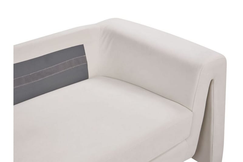 Durran Sofa 3-seter - Beige/Svart - Møbler - Sofaer - Fløyel sofaer